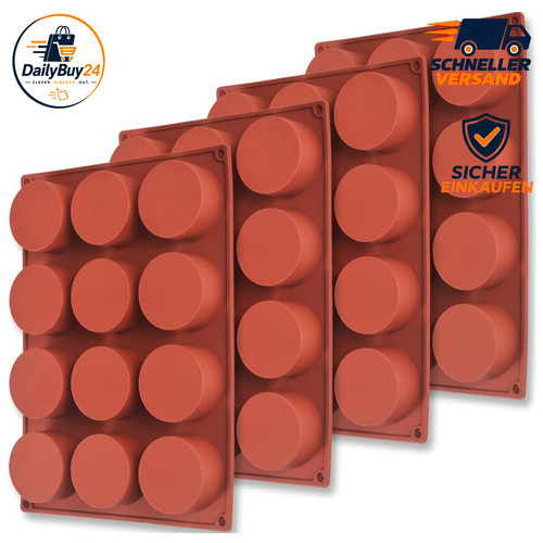 Zylinder silikonform 4er set - zylinder-silikonform,