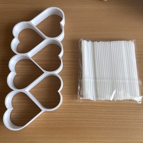 Set für herz - cake, pops