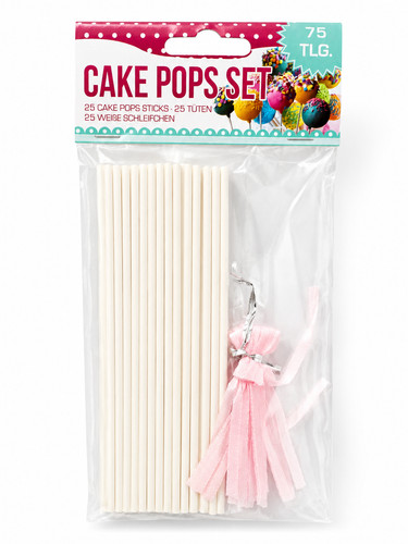 Cake pops set teilig - cake, 75-teilig